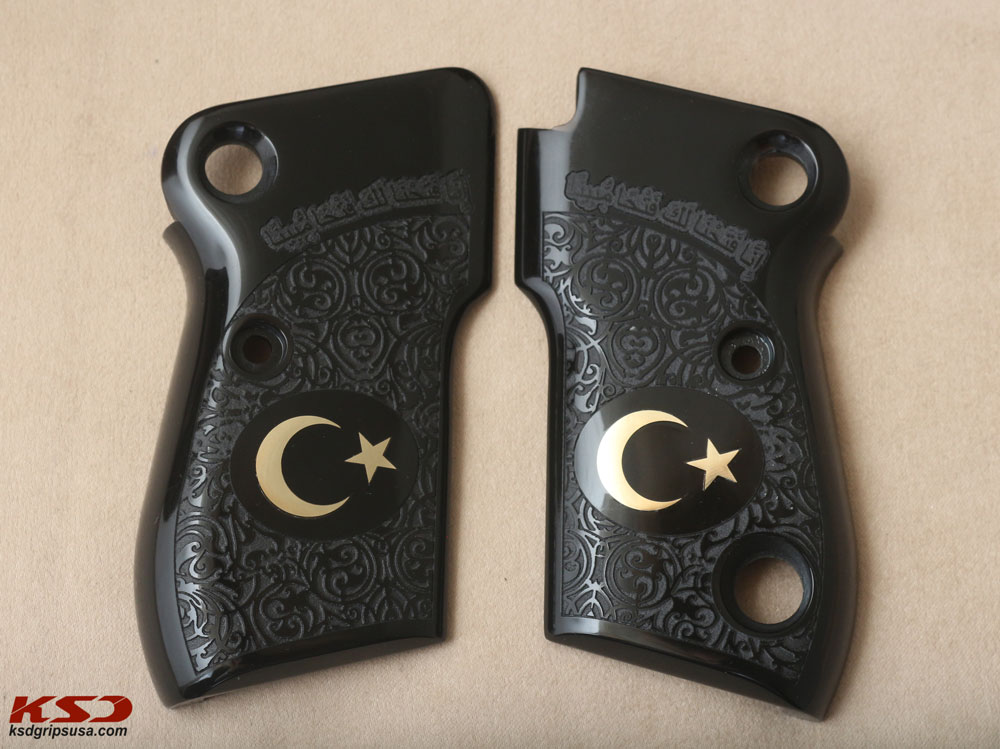 Beretta Mod 951 Siyah Akrilik Pirinç Logo 