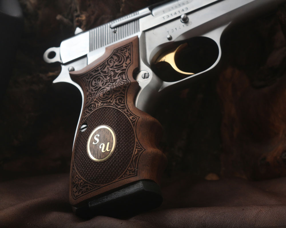 Browning MK3 Ceviz Ağacı Pirinç Logo 