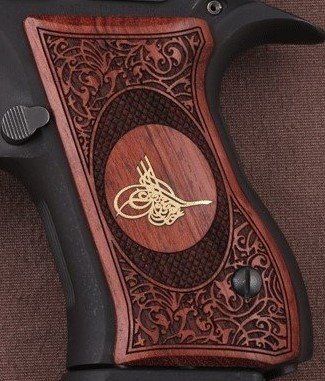 Jericho 941FB Gül Ağacı Pirinç Logo 