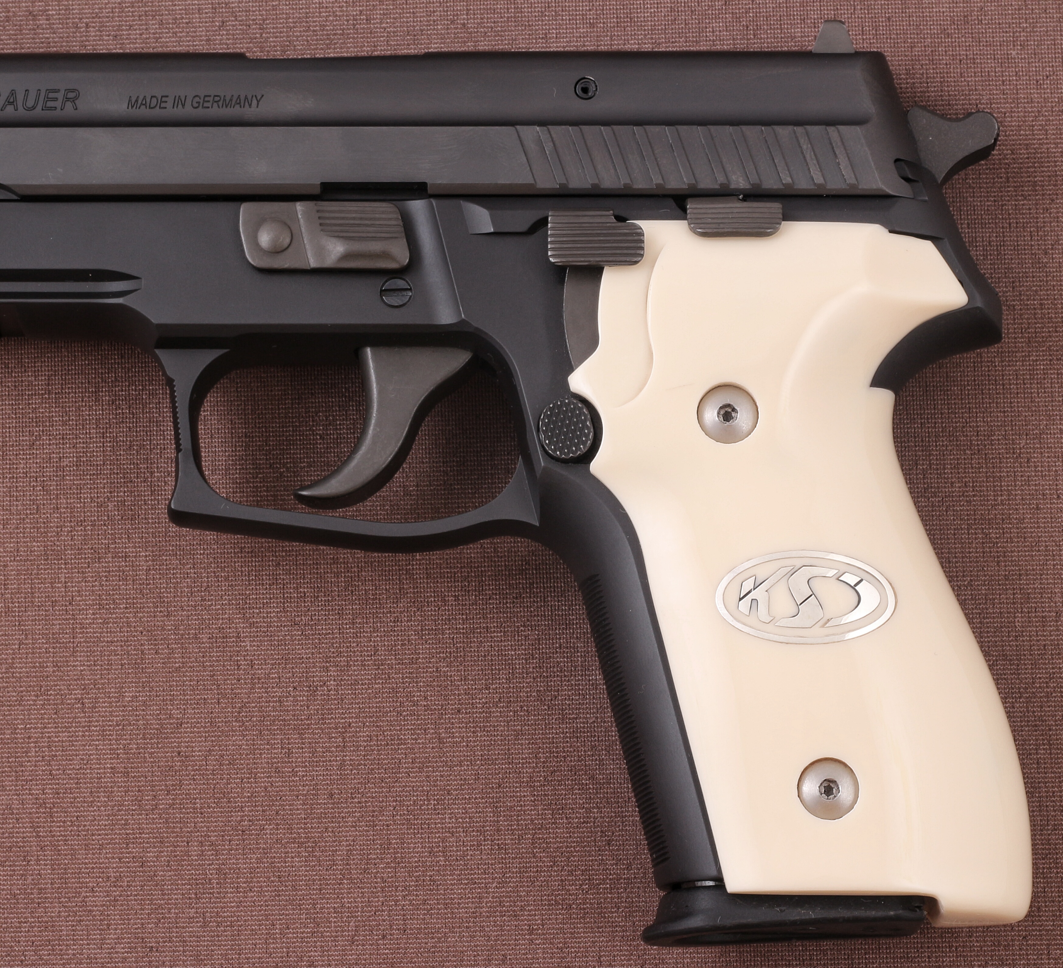 Sig Sauer P228 / P229 Fildişi Akrilik Gümüş Logo 